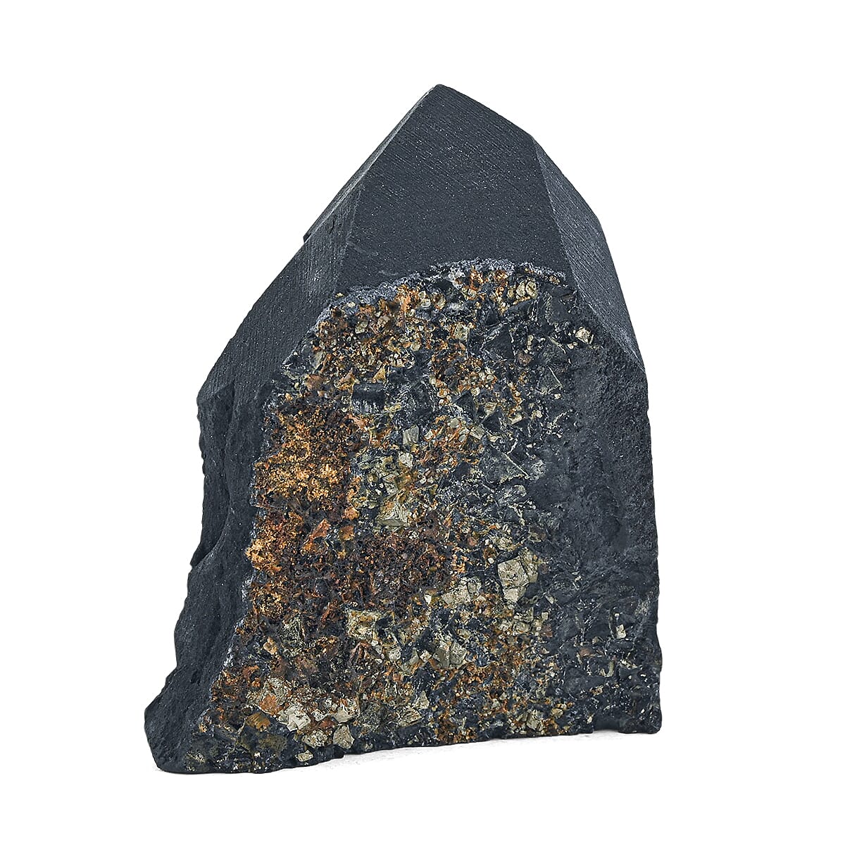 Shungite Pyrite – Grounding Energy & Protection Stone