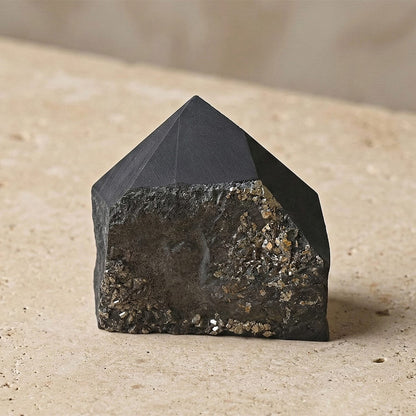 Shungite Pyrite – Grounding Energy & Protection Stone