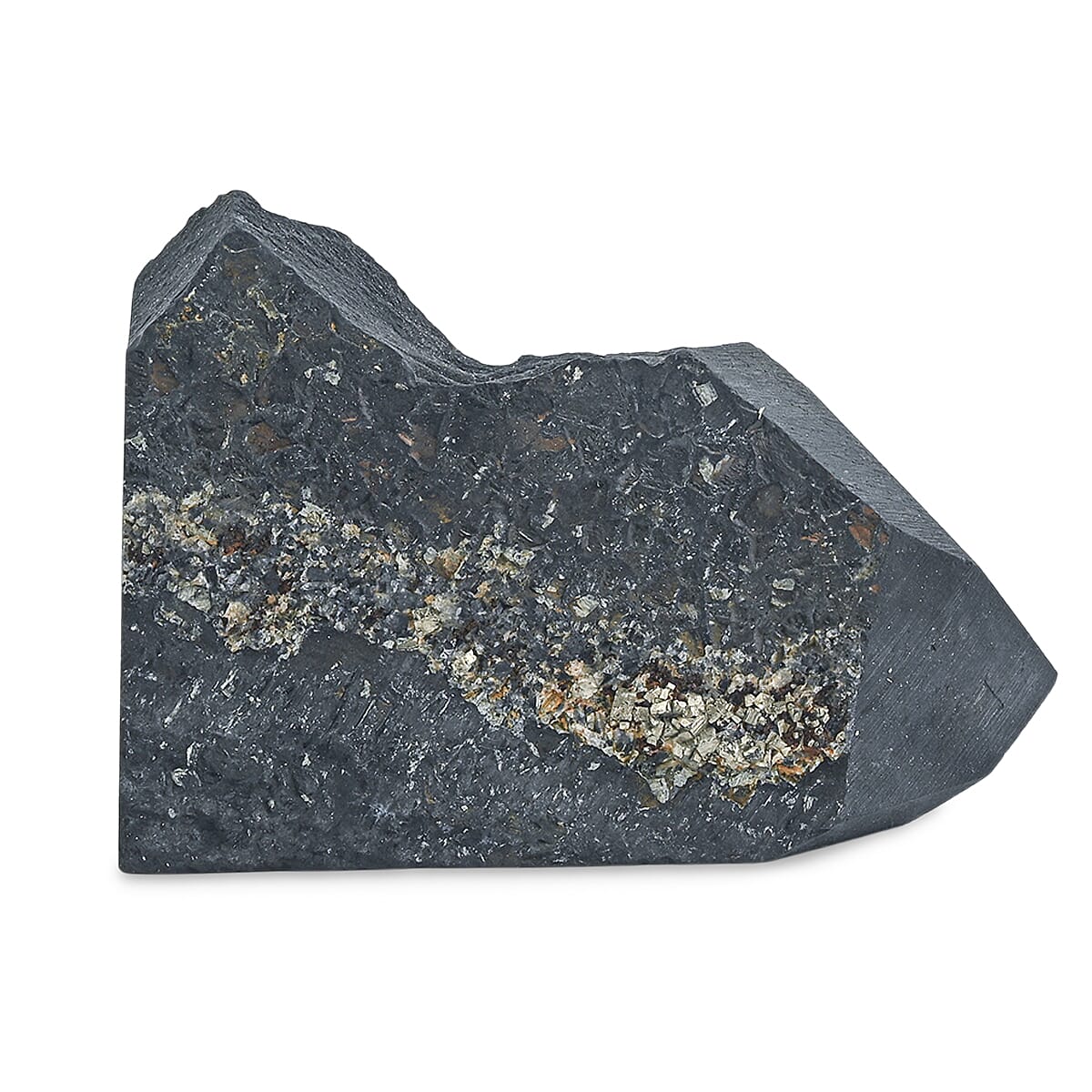 Shungite Pyrite – Grounding Energy & Protection Stone