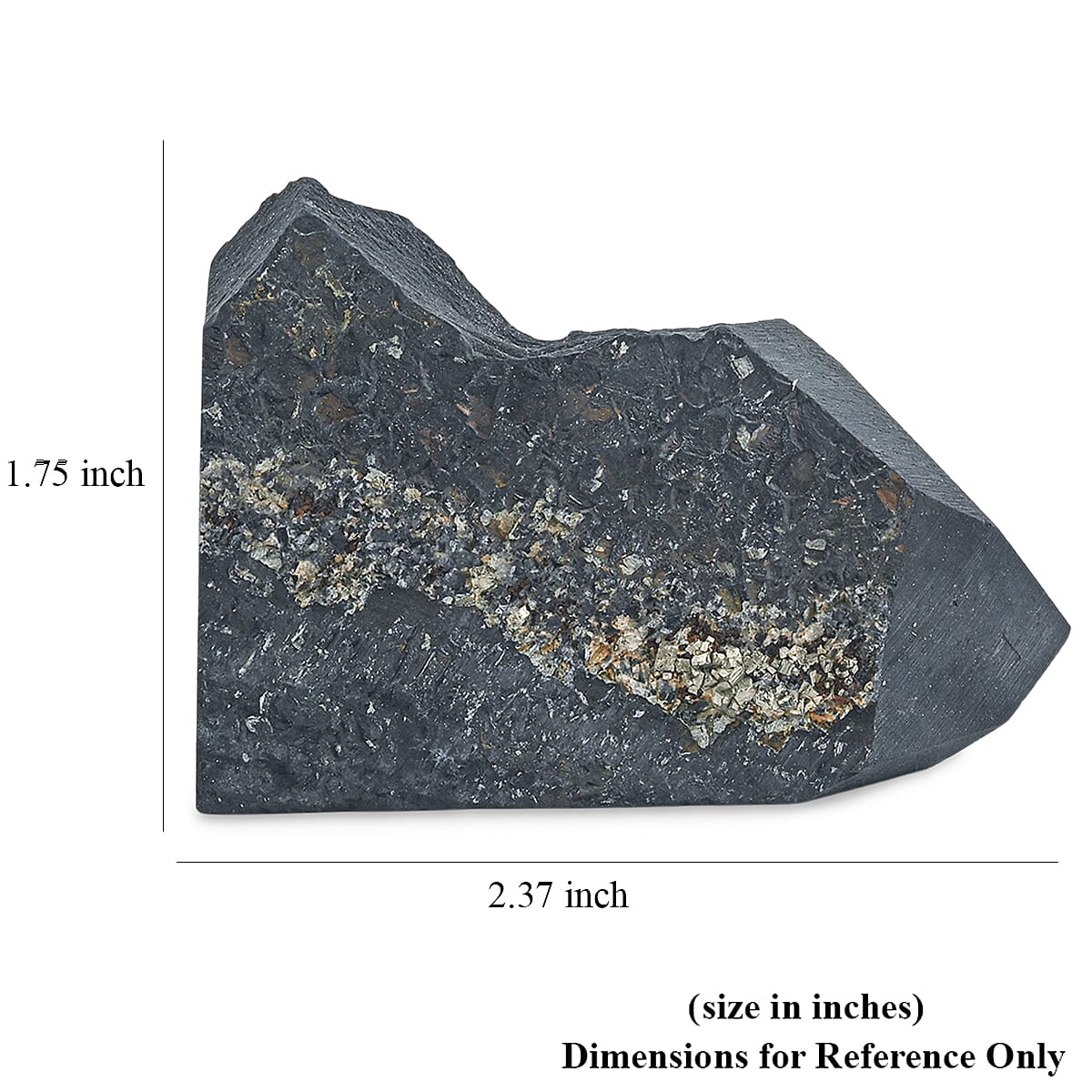 Shungite Pyrite – Grounding Energy & Protection Stone