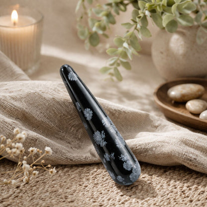 India Gem Massage Wands – Multi-Color Crystals for Healing & Relaxation