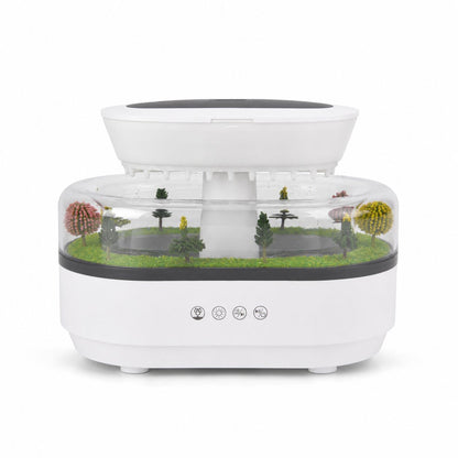 Raindrop Aroma Diffuser – 7-Color Light & White Noise