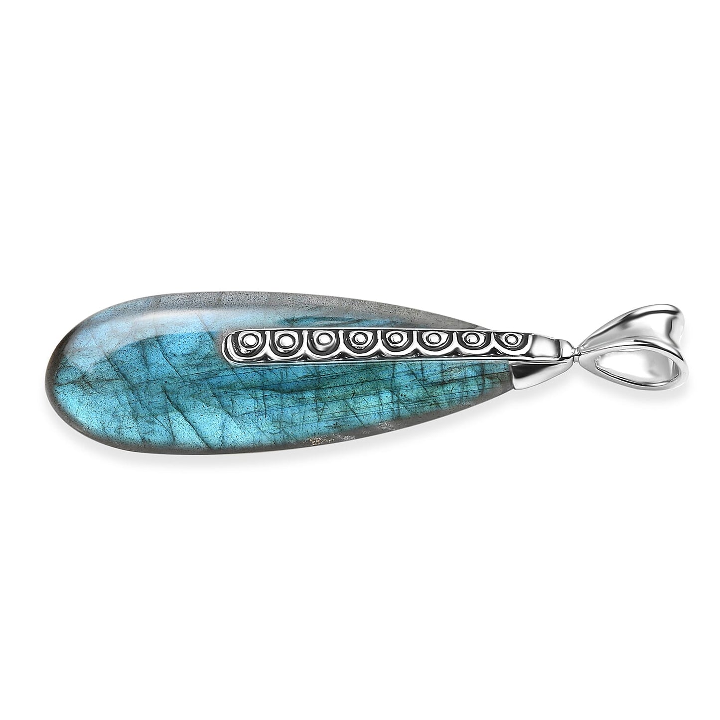 Labradorite or Lapis Lazuli Teardrop Pendant