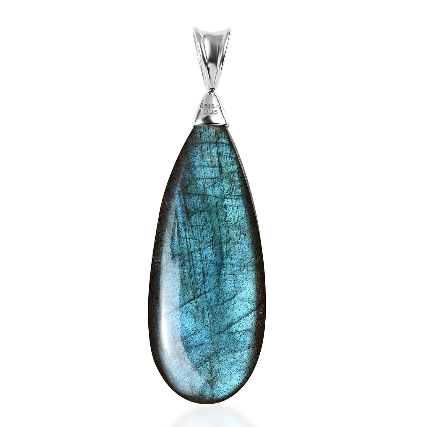 Labradorite or Lapis Lazuli Teardrop Pendant