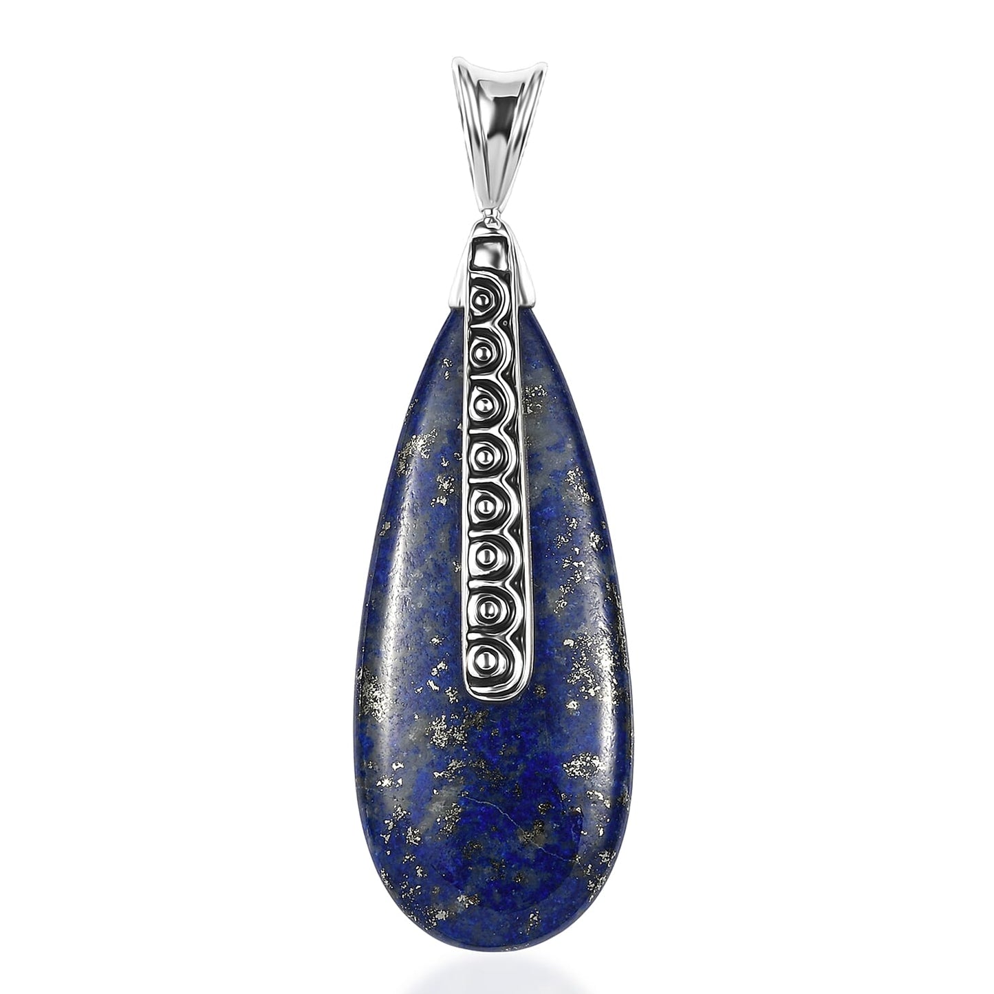 Labradorite or Lapis Lazuli Teardrop Pendant