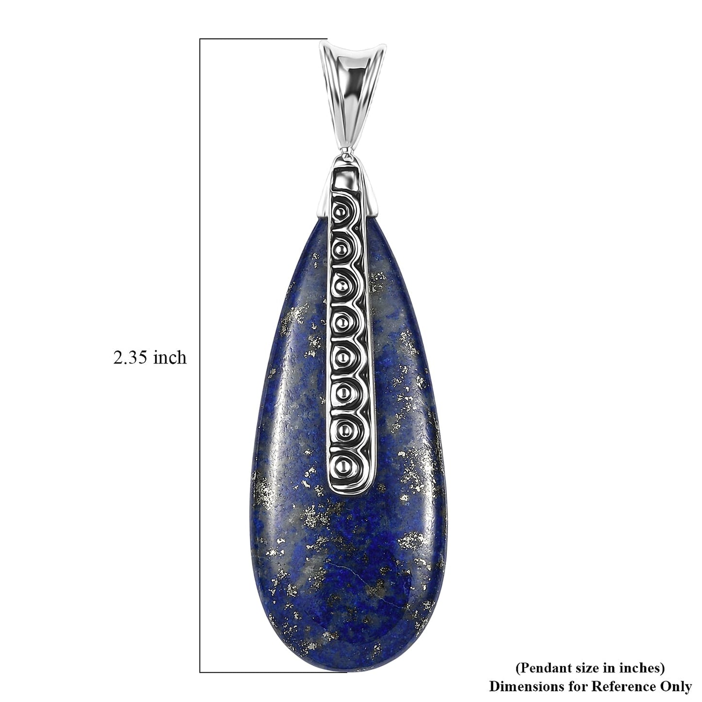 Labradorite or Lapis Lazuli Teardrop Pendant
