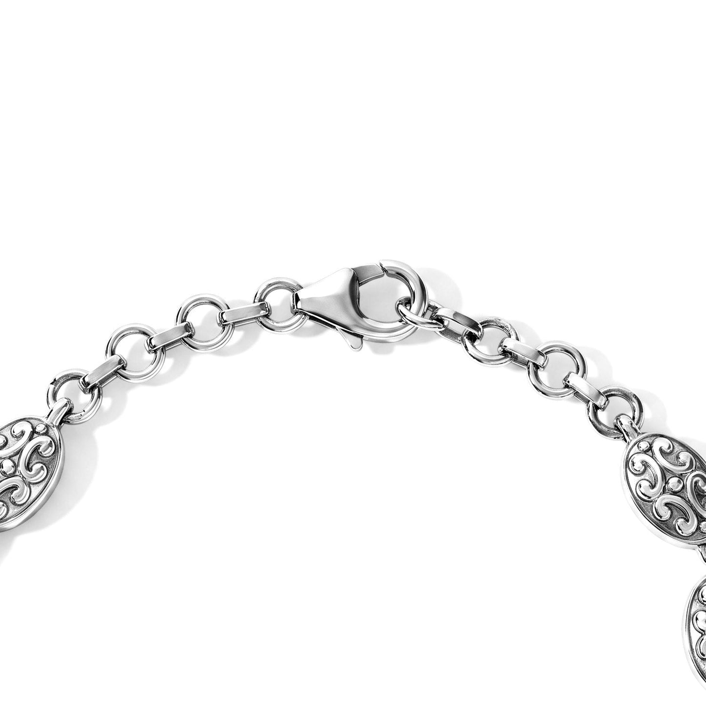Larimar Bracelet – Sterling Silver with Blue Topaz and Pearls
