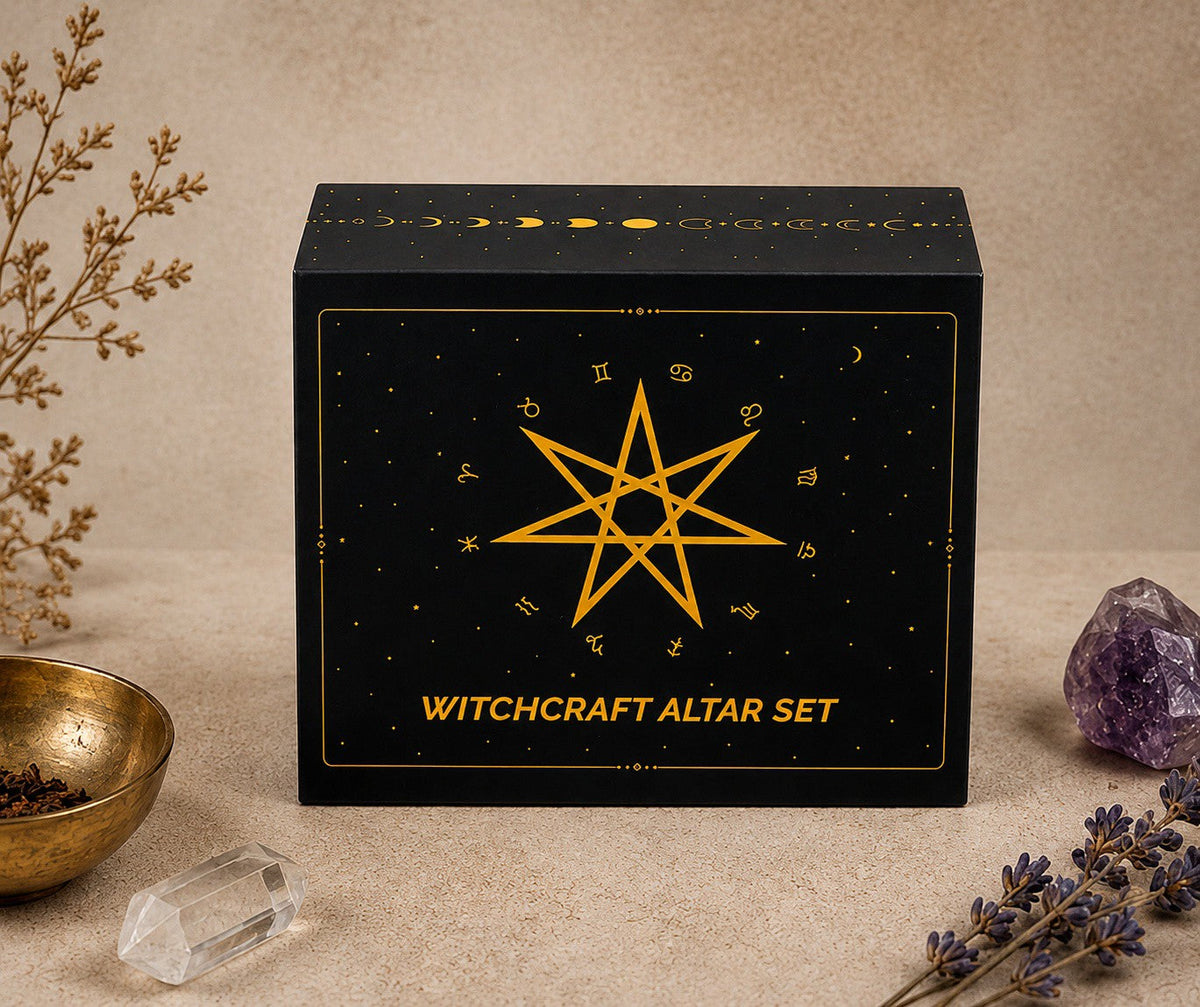 Wiccan Altar Kit- 65-Piece Spell and Ritual Set