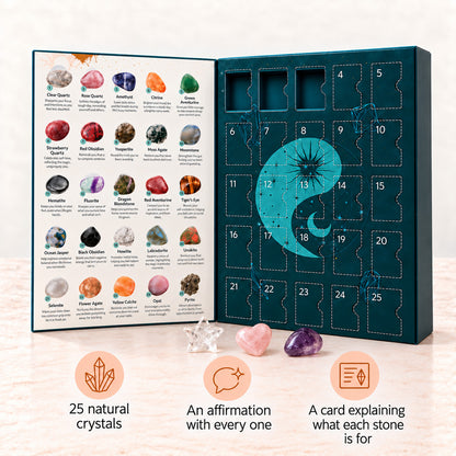 Crystal Advent Calendar + FREE Crystal Card Deck