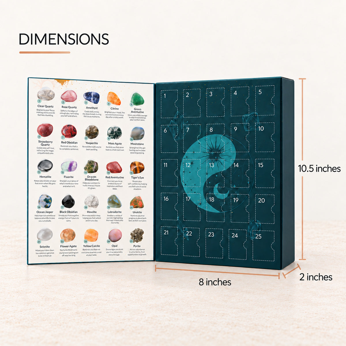 Crystal Advent Calendar + FREE Crystal Card Deck