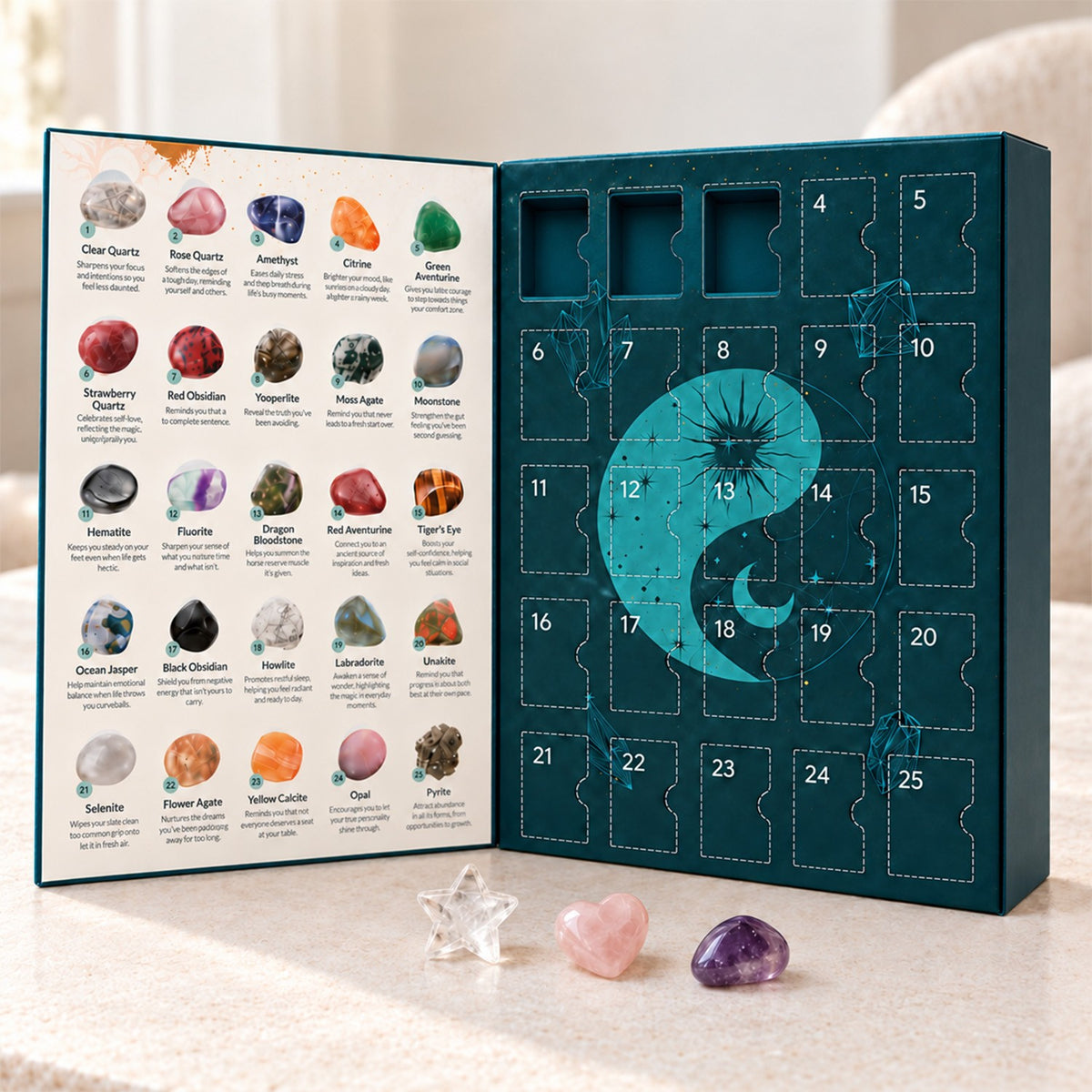 Crystal Advent Calendar + FREE Crystal Card Deck