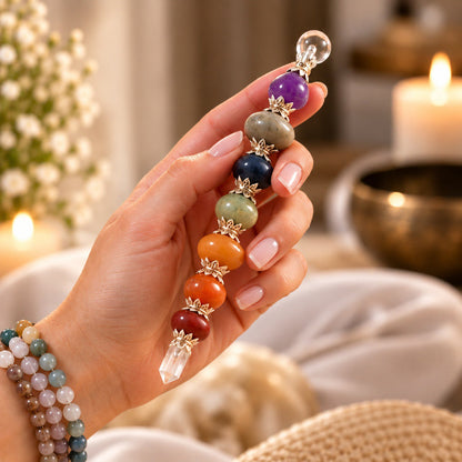 7 Chakra Wand – Complete Chakra Crystal Tool for Reiki