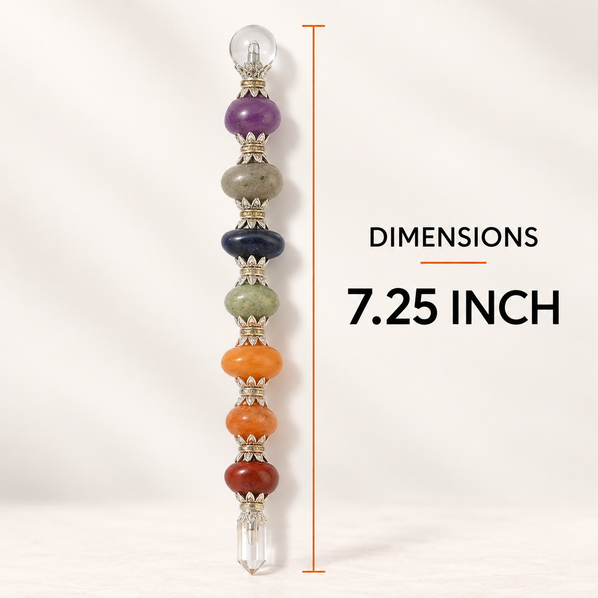 7 Chakra Wand – Complete Chakra Crystal Tool for Reiki