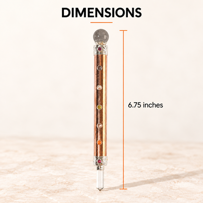 7 Chakra Wand – Complete Chakra Crystal Tool for Reiki