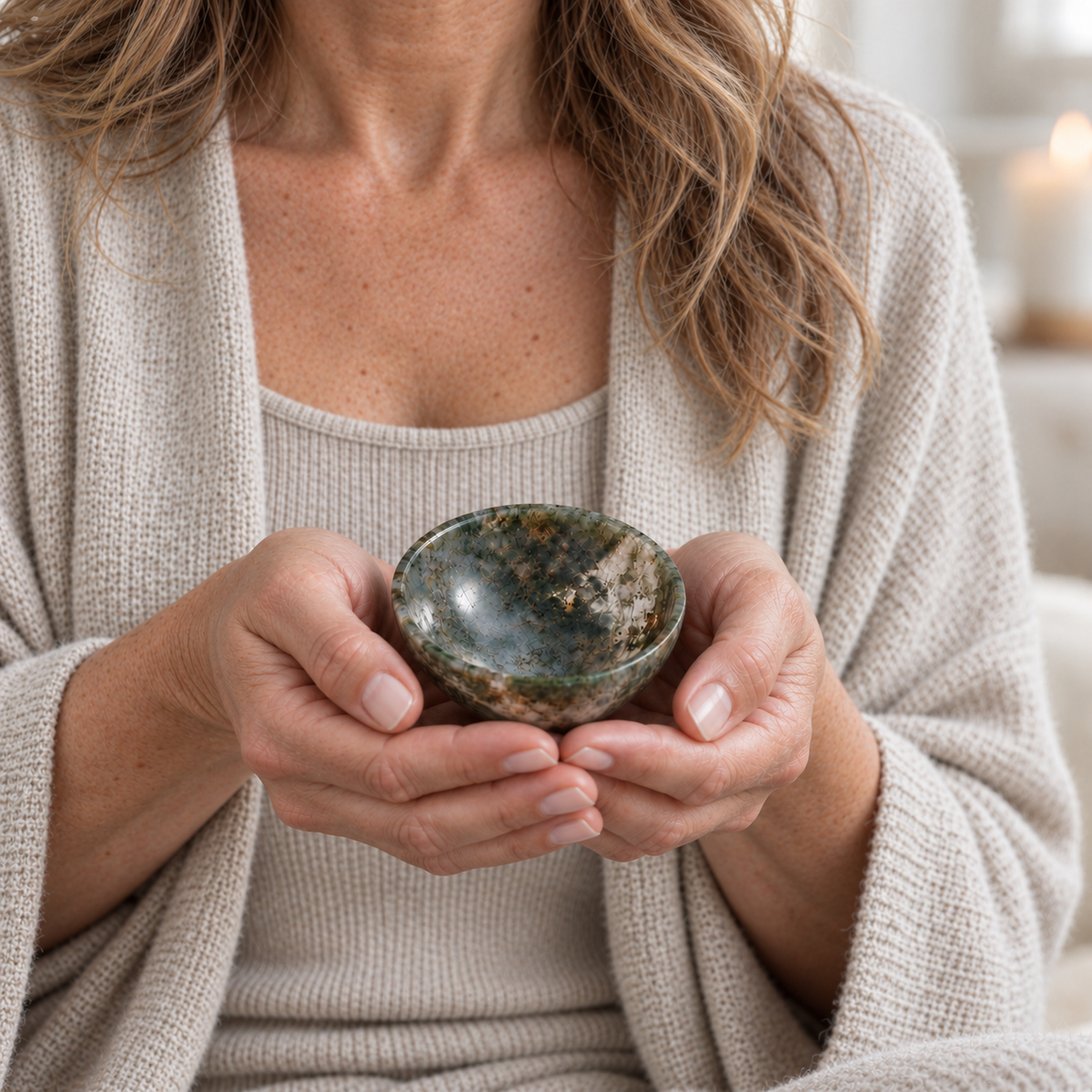 Natural Crystal Bowl - For Jewelry and Crystal Charging