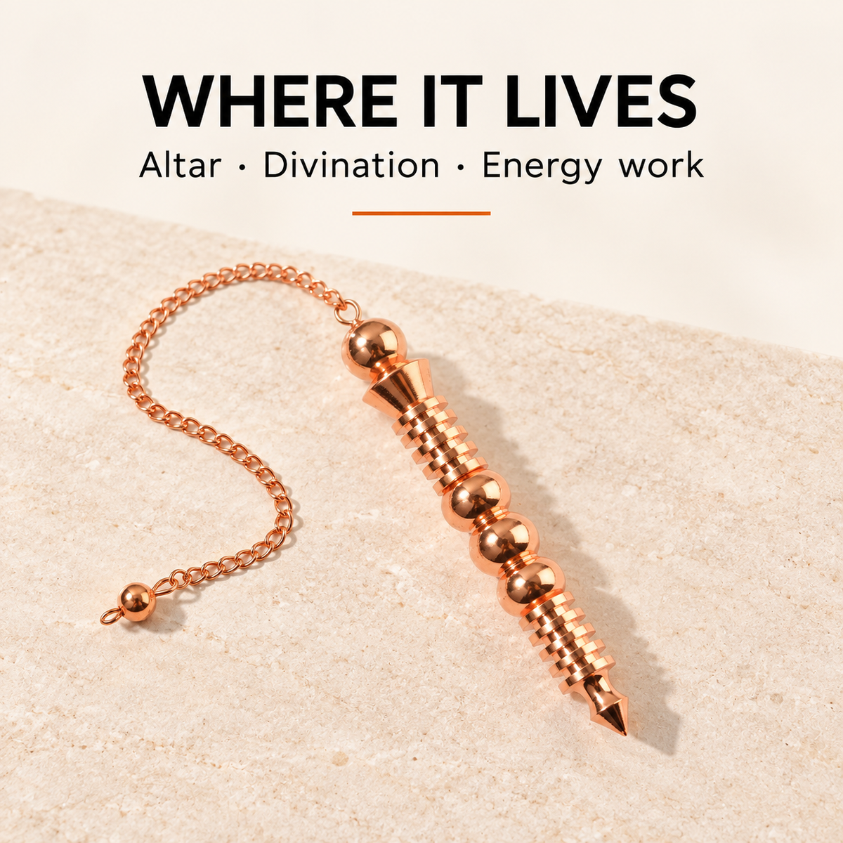 Copper Divination Pendulum – Make Your Intuition Visible