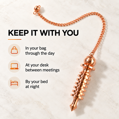 Copper Divination Pendulum – Make Your Intuition Visible