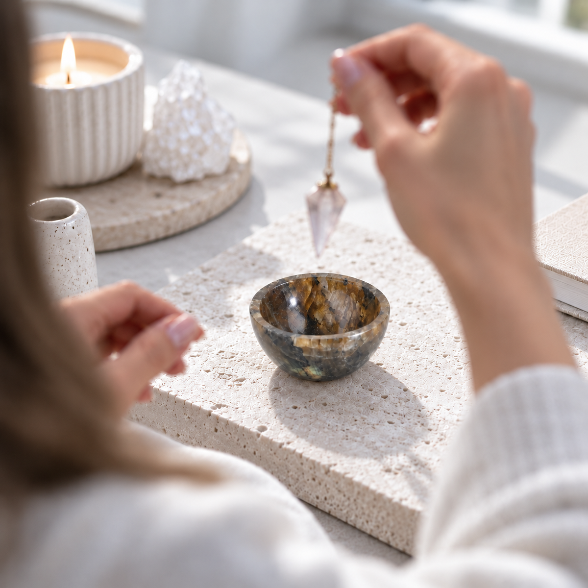 Natural Crystal Ritual Bowls – Altar and Meditation