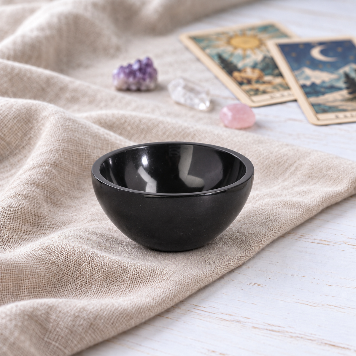 Natural Crystal Ritual Bowls – Altar and Meditation