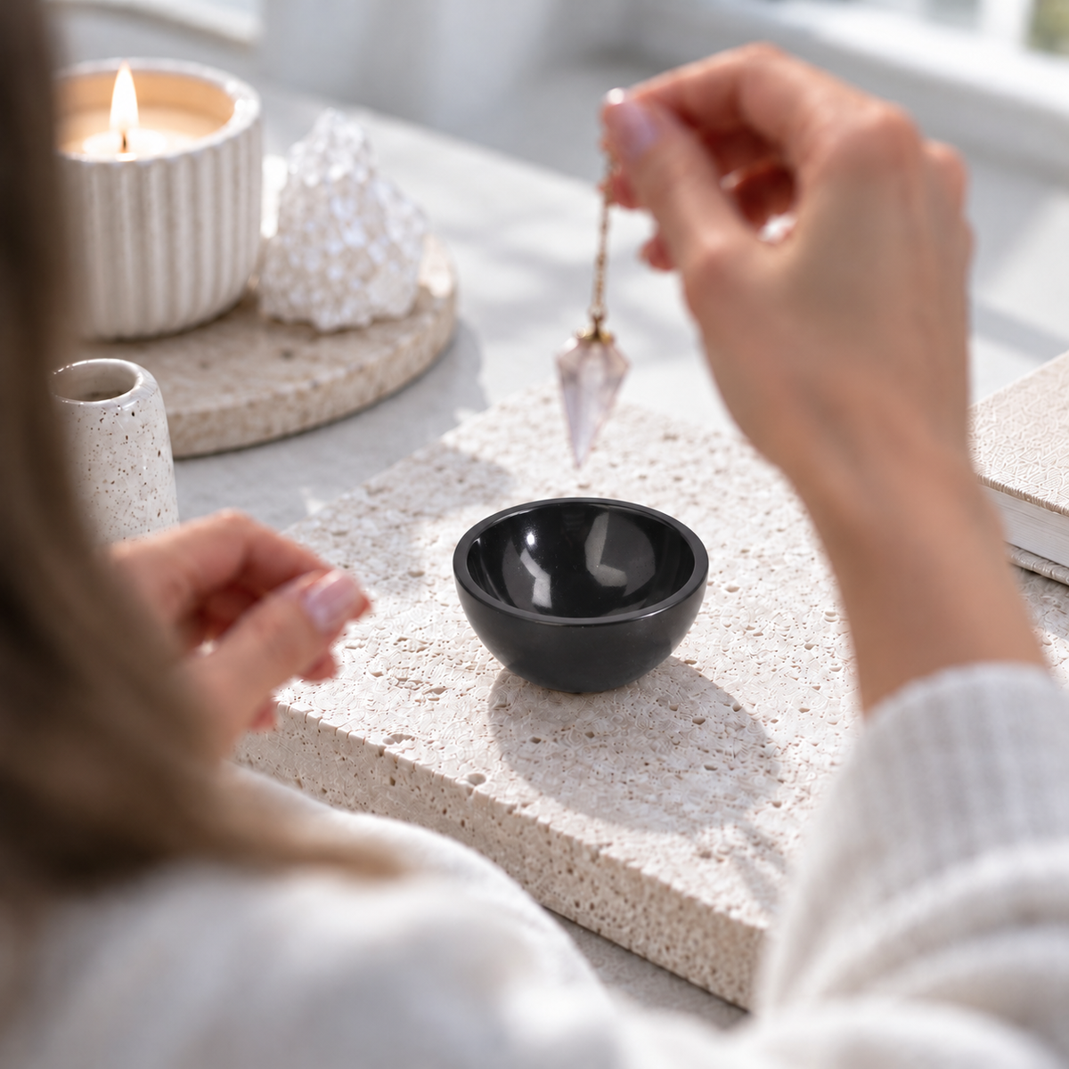 Natural Crystal Ritual Bowls – Altar and Meditation