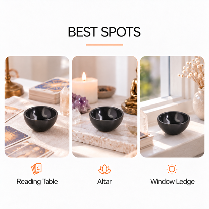 Natural Crystal Ritual Bowls – Altar and Meditation