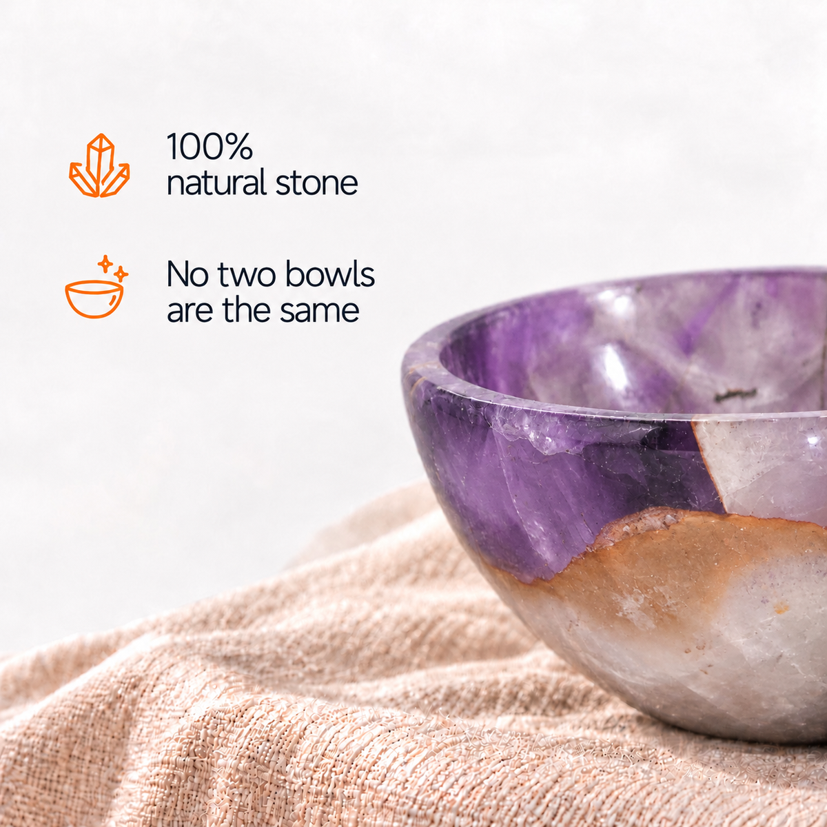 Natural Crystal Ritual Bowls – Altar and Meditation