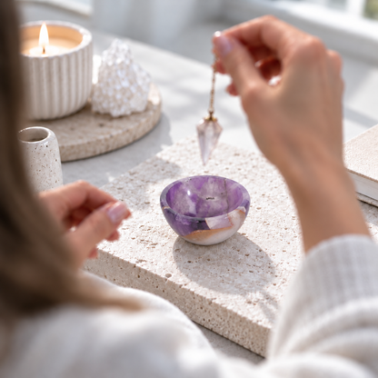 Natural Crystal Ritual Bowls – Altar and Meditation