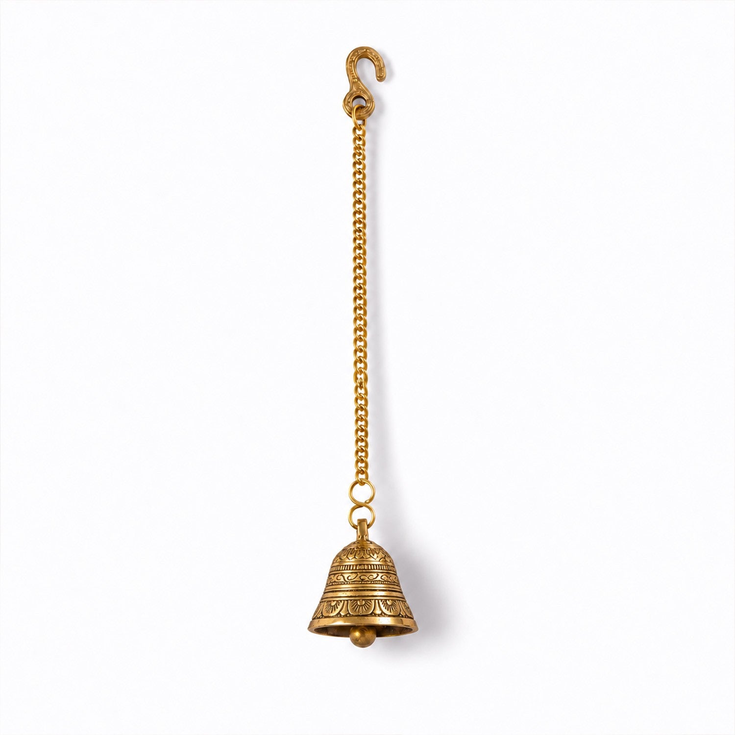 Brass Guardian Bell – Traditional Door Hanging for Protection