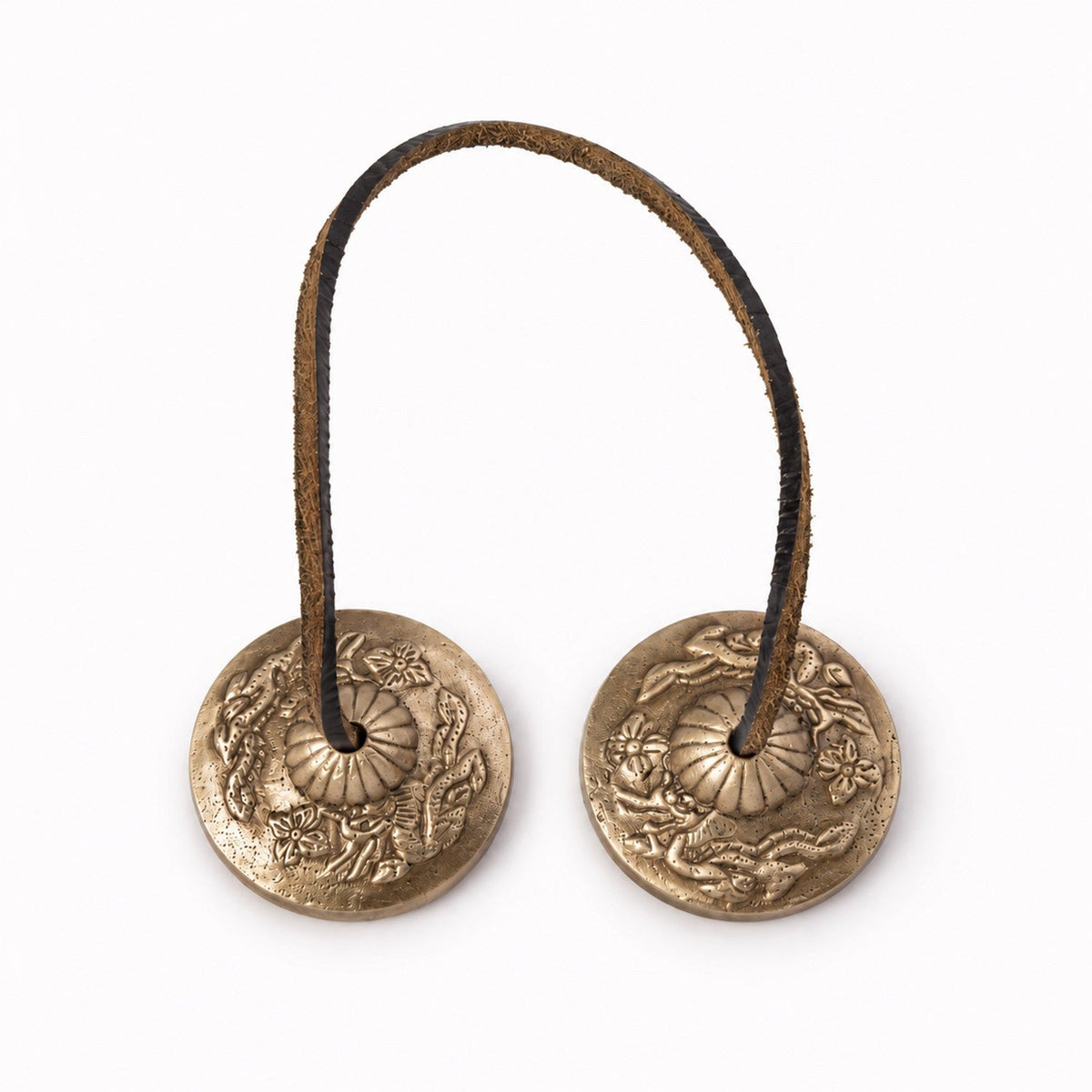 Dragon Phoenix Tingsha Cymbals – Brass Meditation Sound Tool