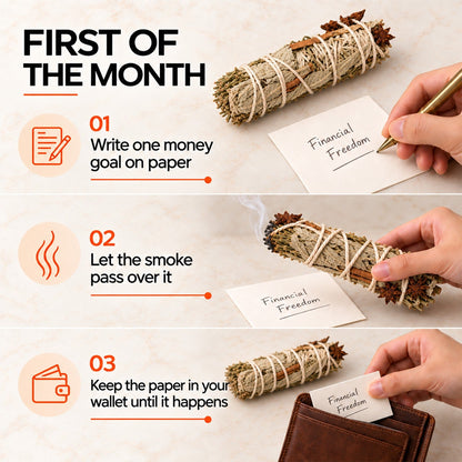Botanical Smudge Stick – Sage Herb Bundle for Space Cleansing