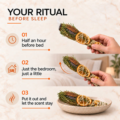 Botanical Smudge Stick – Sage Herb Bundle for Space Cleansing