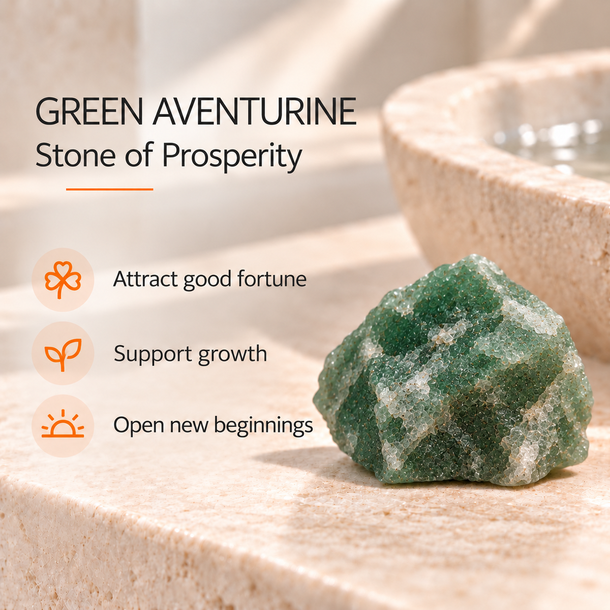 Crystal Rabbit Carving – Green Aventurine, Sodalite & Tiger Eye