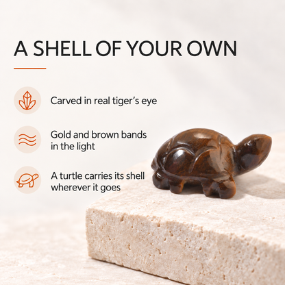 Natural Crystal Turtle – Aventurine, Sodalite and Tiger Eye