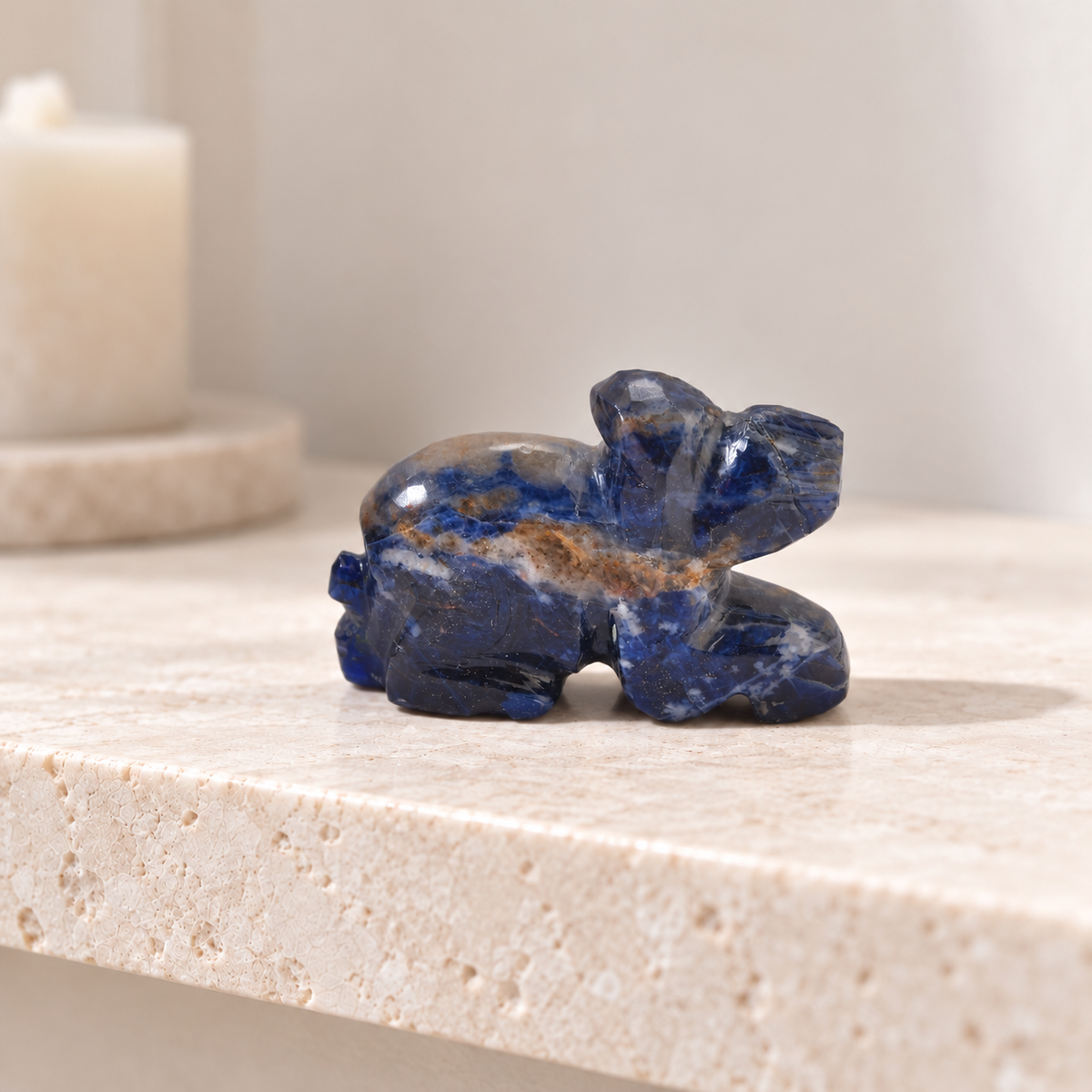 Crystal Dog Figurine – Courage, Clarity and Confidence