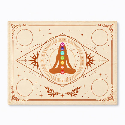 Sacred Altar Mat – Crystal, Candle and Ritual Setup Cloth