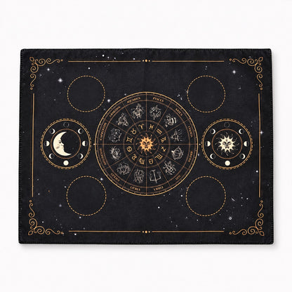 Sacred Altar Mat – Crystal, Candle and Ritual Setup Cloth