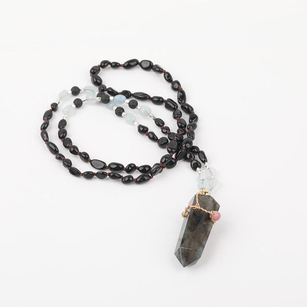 Labradorite Point Necklace