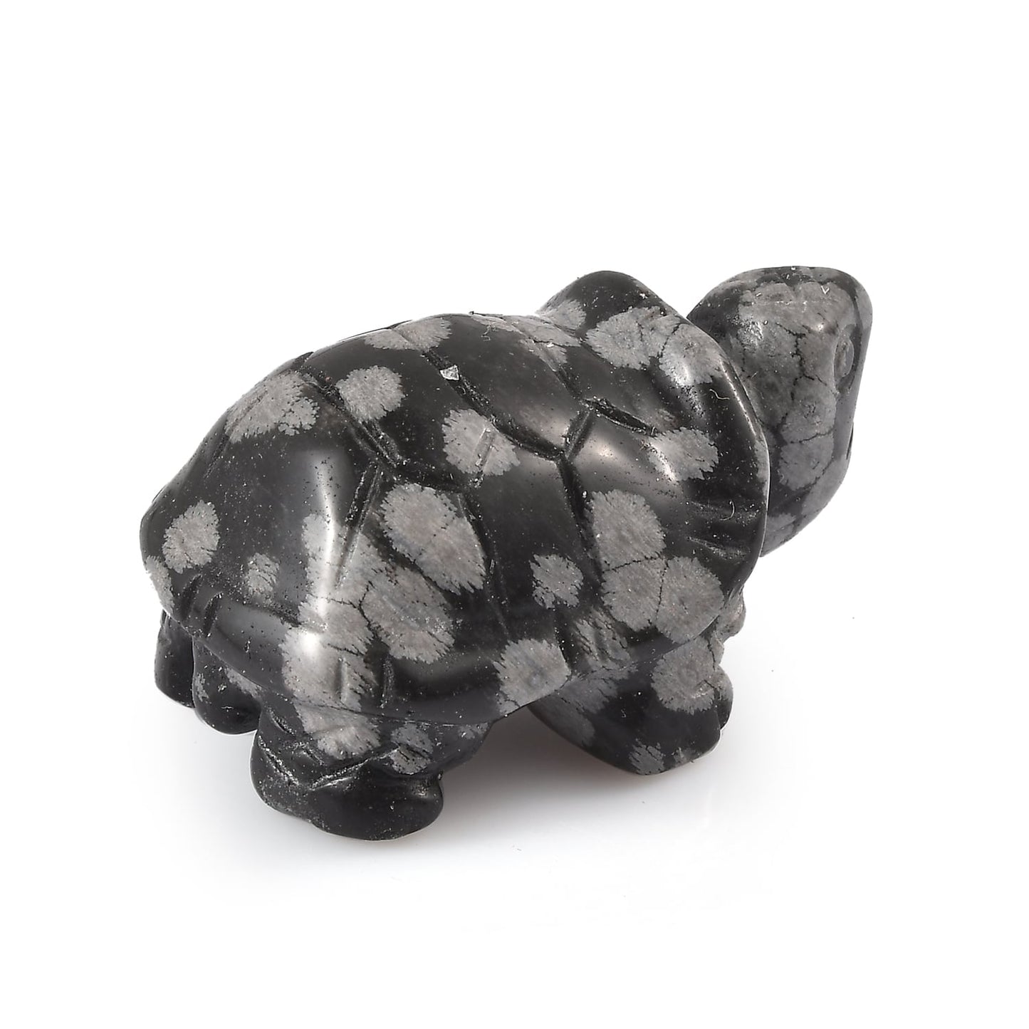 Snowflake Obsidian Turtle – Your Pocket-Sized Shell of Protection
