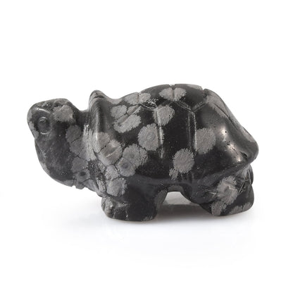 Snowflake Obsidian Turtle – Your Pocket-Sized Shell of Protection