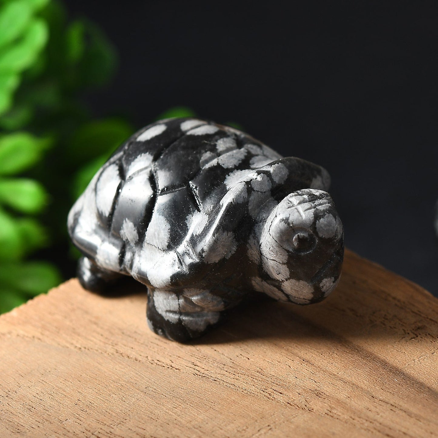 Snowflake Obsidian Turtle – Your Pocket-Sized Shell of Protection