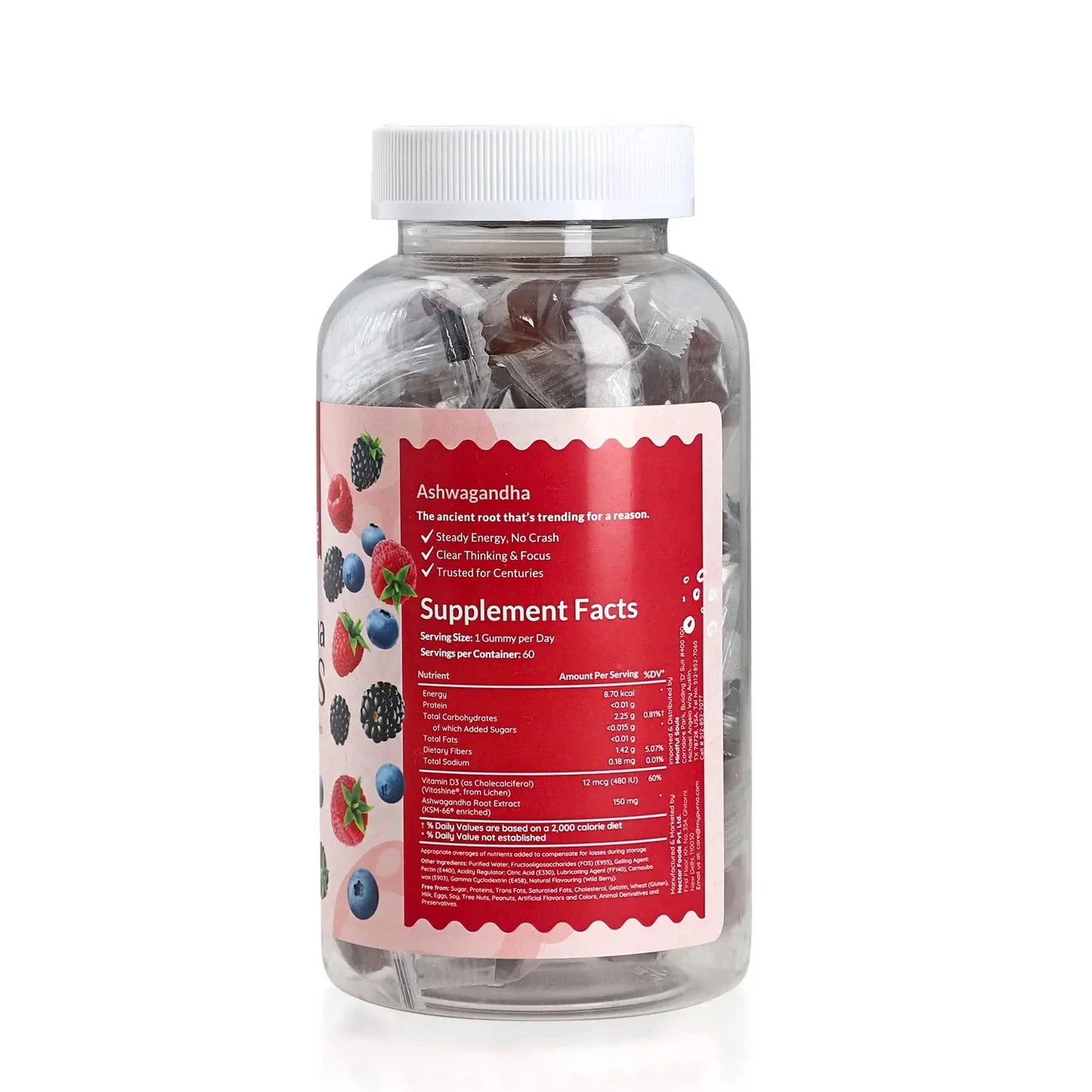 Zen Energy: Sugar Free Natural Ashwagandha Vitality Gummies