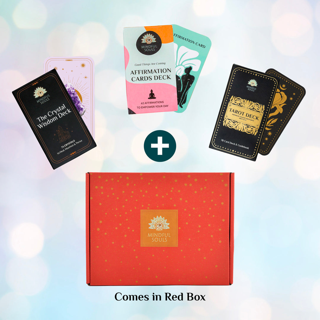 Mindful Cards Bundle: Tarot, Crystals & Affirmation Card Decks