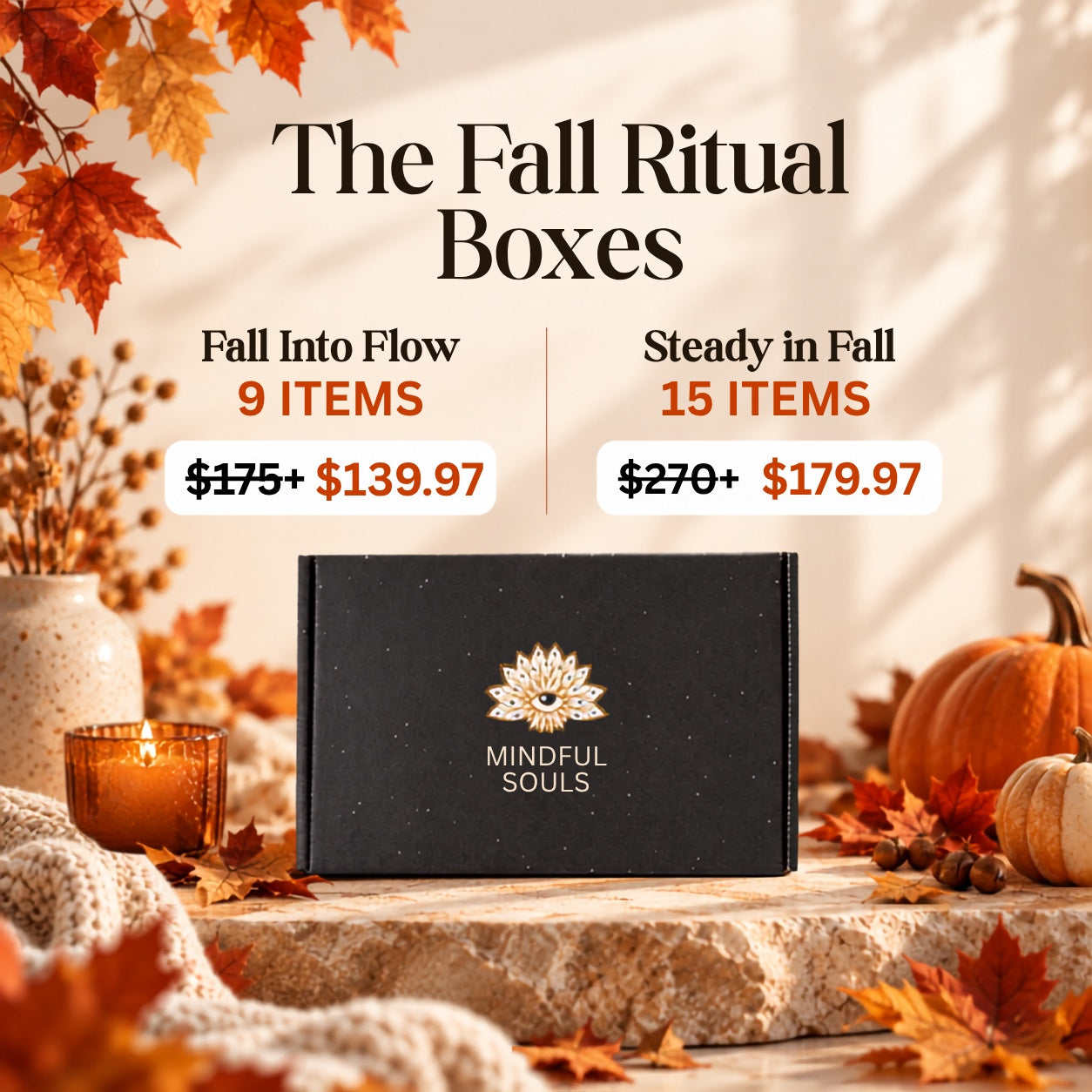 Limited Edition Fall Ritual Boxes – 9 or 15 Curated Items