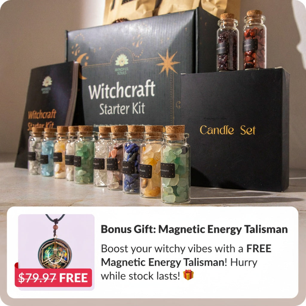 Witchcraft Starter Kit + FREE Magnetic Energy Talisman