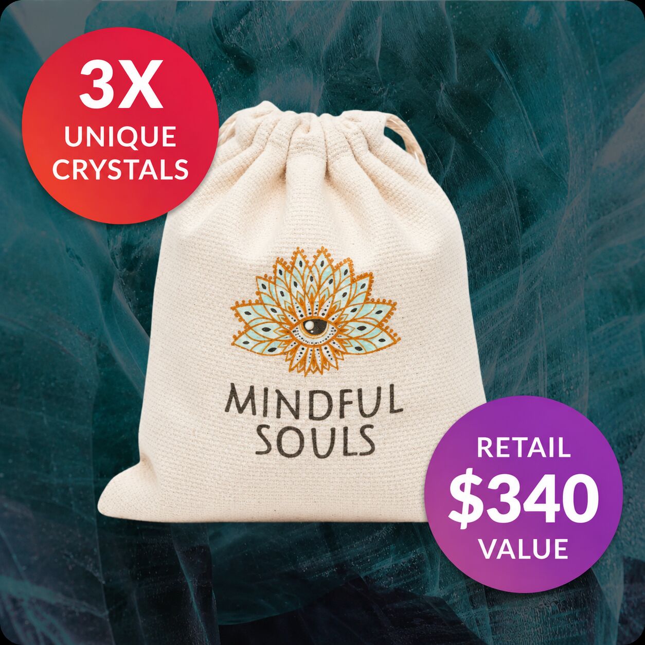 Crystal Mystery Bag: Rare Larimar Edition