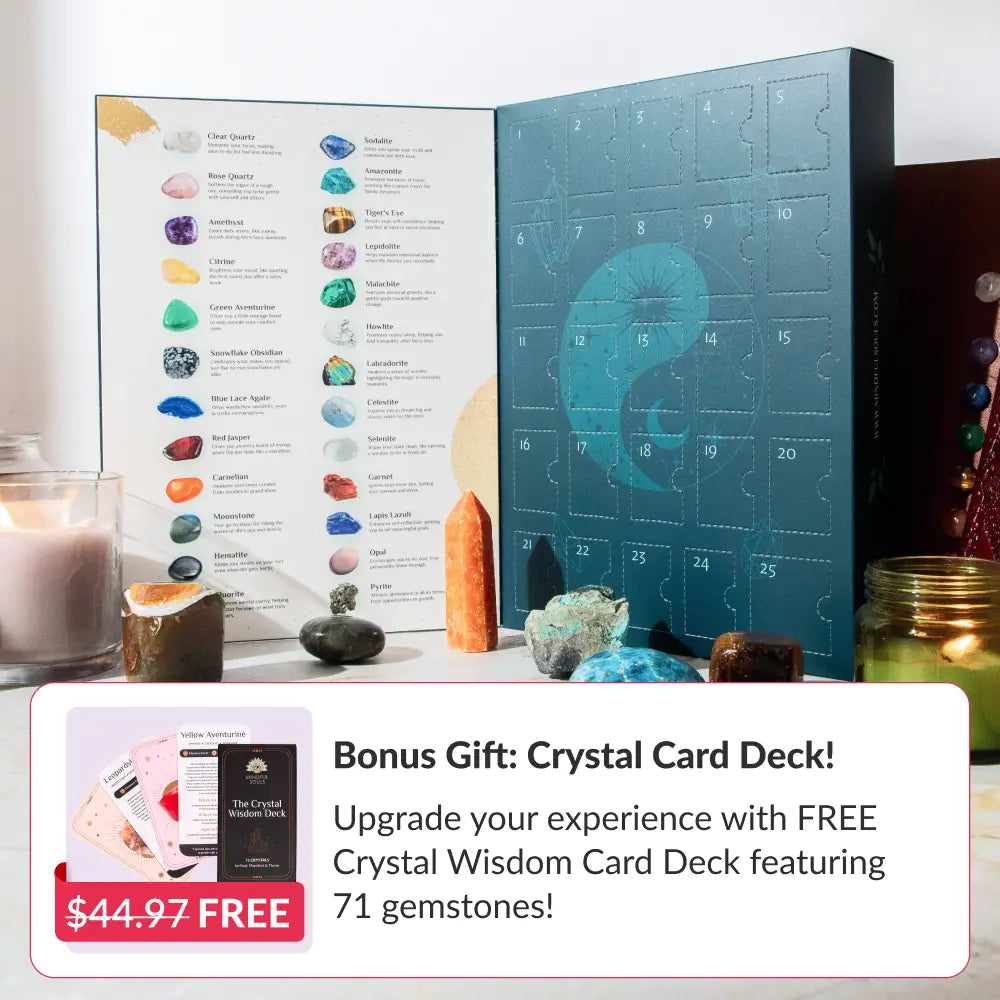 The Ultimate Crystal Discovery Bundle: Crystal Advent Calendar + FREE Crystal Deck Vol. 2