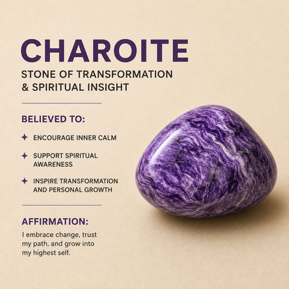 Silver Charoite Set