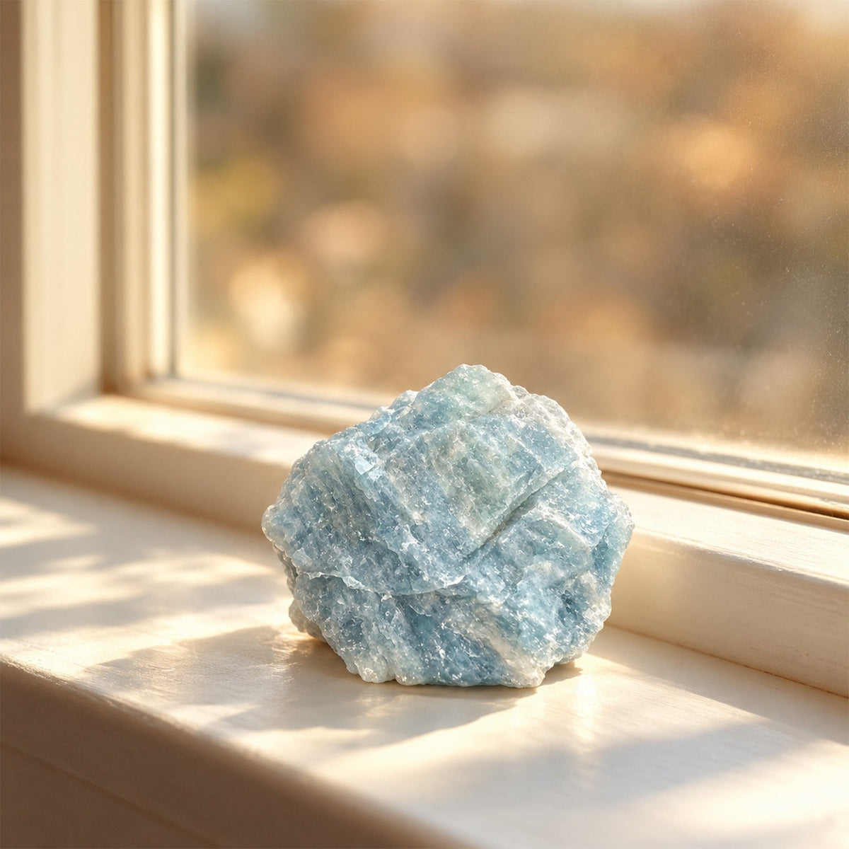 Crystal Mystery Bag - Raw Aquamarine Crystal With 2 Surprises