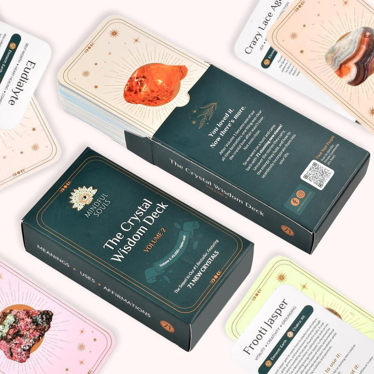 The Crystal Wisdom Card Deck Bundle: Volume 2 (New Edition) + Volume 1 FREE