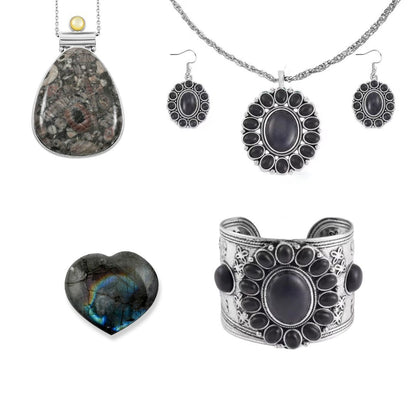 Confidence Boost Crystal Set – Jewelry & Stones for Magnetic Presence